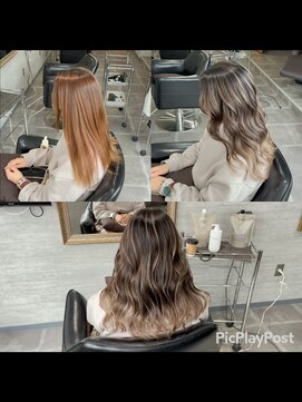 モルト 麻生(molt) 【before after】バレイヤージュ