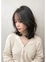 キイ ギンザ(k.e.y GINZA)&nbsp;大人ミディアムレイヤースタイル