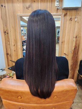 エルムトウキョウ(ELM Tokyo) 縮毛矯正とカラーを同時に☆毛先までツヤ髪に☆