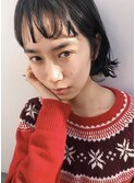 【黒髪】【ナチュラル】外ハネボブ