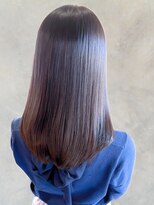 ニクス フリー ウエストバーン(nix free WB)&nbsp;20代30代40代艶感ストレートアッシュグレージュ透明感ロング