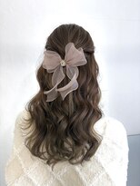 ヘアセットサロン クリアリティ(clarity)&nbsp;サイドおろしハーフアップ