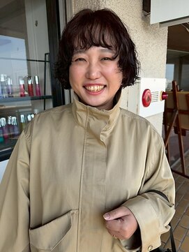 フィルム(FiLMs) ショートボブカール/デザインパーマ/顔まわりカット