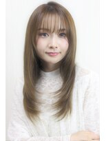 ラフヘアーアンドライフ 所沢東口店(LAF Hair&Life)&nbsp;クセ・うねり改善！甘可愛いヘルシーなストレートスタイル