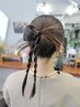 【セレモニー出席にオススメ♪】ヘアメイク経験スタイリストによるヘアセット