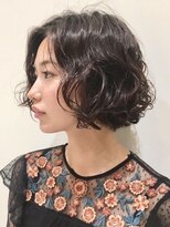 ピークアブー 原宿ハラカド(PEEK-A-BOO)&nbsp;カーリーショート/ミニボブパーマ/大人ヘア/癖毛くせ毛/前髪なし