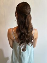 ヘアセット専門サロン by OKINAWA WATABE WEDDING 那覇店&nbsp;ハーフアップ
