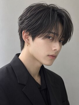 ベル 新宿(Belle) シースルーマッシュ曲がる縮毛矯正メンズ縮毛矯正毛流れパーマ