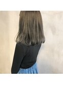 透明感◎アディクシーカラーでグレーカラー！