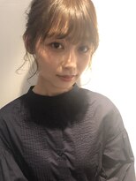 アレンジは顔周りで決まる♪