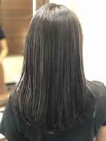 アトリエナガノ(atelier nagano) 切りっぱなしエアリーロング美髪ピンクブラウン/30,40,50代/千葉