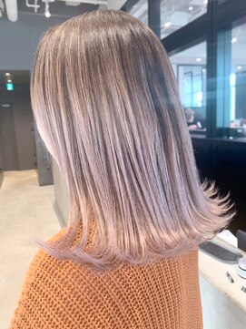 アルバム 銀座(ALBUM GINZA) ベージュグラデーション_アッシュブラウンネオウルフ_ba273101