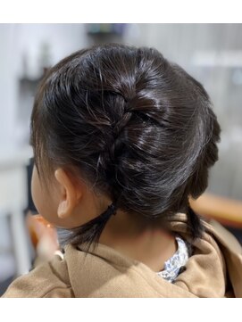 シークレット サロン カノア(secret salon Kanoa) 可愛く編み込みヘアー