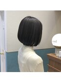 ボブ/グレージュ/ツヤボブ/小顔【深味信也】