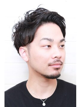 オーシャン(Ocean) ［OCEAN Hair&Life高田徹］アップバング黒髪ショート