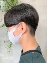 テトヘアー(teto hair) センターパート、メンズカット、メンズヘア、ハンサムショート