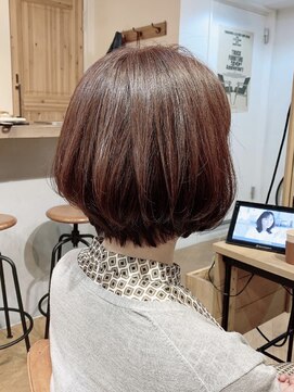 ノル(Knoll) チェリーブラウン/モード/タッセルカラー/ミニボブ[日比谷]