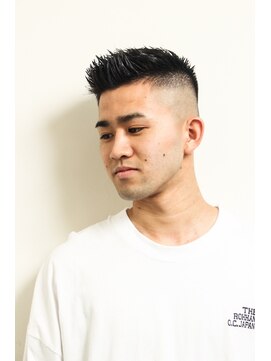 レンゲン(LENGEN) メンズかき上げニュアンスマッシュサイドパート韓国マッシュ