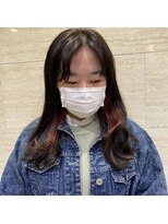 フェイス 大船(FACE)&nbsp;インナーカラー/ピンクカラー/ロングヘア/学割/西原晃