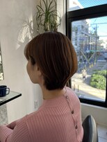 オトロ 自由が丘奥沢(Otro) 前髪/マチルダボブ/ピンクベージュ/インナーグレージュ/自由が丘