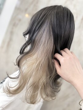 ラビス 浦和(Lovis) デザインカラー/レイヤーカット/ウェットヘア/夏のヘアアレンジ