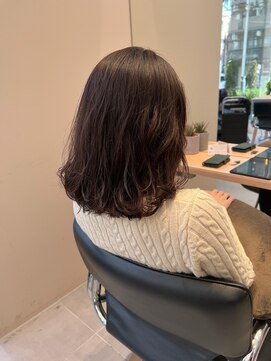 ガリカ 横浜(Gallica) 【後藤嵩広】大人ゆるふわミディアム/透明感ココアブラウン