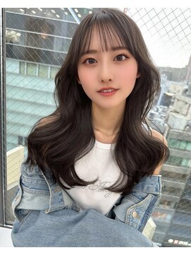 アフロートリノ(AFLOAT Leino) 大人可愛い韓国ヘア　くびれヘア　レイヤーカット　シースルー