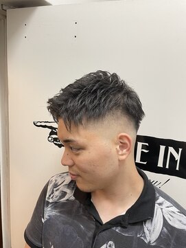 ヒロギンザ 神田店(HIRO GINZA) フェードエッジショート×シークレットパーマ