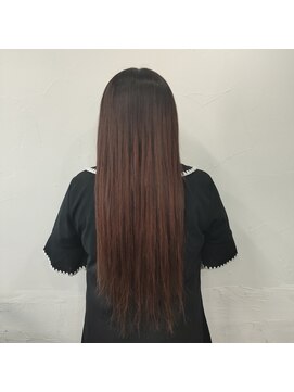 プルエクステのお店ネクスト(NEXT) #プルエクステ#エクステ#赤髪#レッド#ロングヘア#八王子
