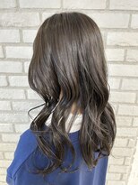 アッシュ 稲田堤店(Ash) カーキベージュ×ゆる巻き