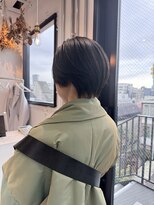 ロカ 表参道(loka)&nbsp;ハンサムショート/オリーブベージュ[表参道/ハイライト]Mai