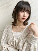 【ヒロシ】ウルフボブ×インナーカラー ブリーチカラー