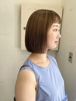 キャンバス バイ ネオリーブ 横浜西口(Canvas by neo.)&nbsp;ミニボブ ハイライト ベージュ ハイトーン【miku】