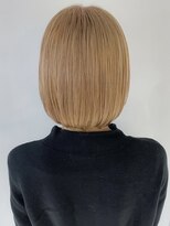 ヘアーアンドビューティーガーデン(HAIR AND BEAUTY GARDEN)&nbsp;ショートボブカットミルクティーベージュブラウンタッセルボブ