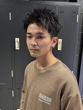 アウル 心斎橋(owl) 【刈り上げスパイキーショート】短髪/メンズカット/フェード