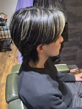 エクファフォーメン(EX-FA FOR MEN) ダークアッシュ/ニュアンスパーマ/韓国マッシュ/スペインカール