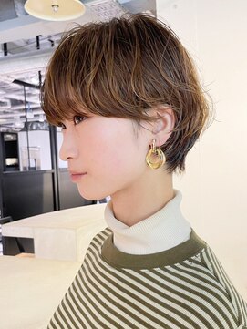 シオン(shion) 似合わせカットメルティカラーマロンベージュ_ba428981