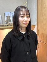 コミレ(COMILE)&nbsp;ミディアムボブ×顔まわりレイヤー