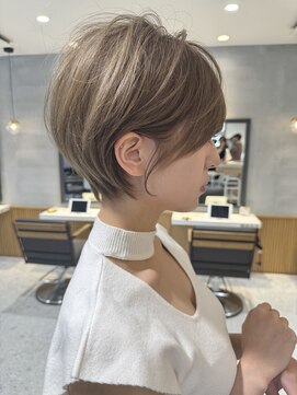 ロンドブルーム 天神大名店(Lond Bloom) 大人美人ショート/ショートカット/白髪ぼかし/髪質改善/30代40代