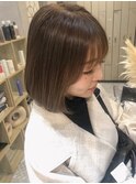 髪質改善＊ロングレイヤーグレーベージュ＊美髪【Zina船橋】