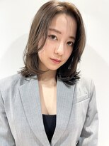 くびれヘア/ミディアム/レイヤー/20代30代40代/有楽町/銀座