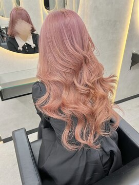 ルノン シェリー(LUNON cheliy) ホワイトグレージュミニウルフチェリーブラウンデジタルパーマ