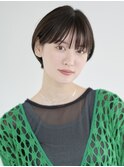 大人ショートボブ/20代30代40代/岡野亘希