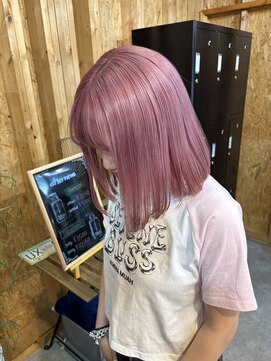 アフターニュース 新潟(afternews) ピンクベージュ/ダブルカラー/ケアブリーチ/髪質改善/駅前/駅南