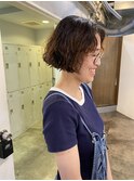 襟足スッキリミニボブスタイル／斉藤