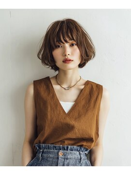バグズ ヘアデザイン 桔梗が丘店(Baguz HAIR DESIGN) ふんわり小顔ボブパーマ