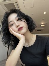 ダブ ダイカンヤマ(DaB DAIKANYAMA) DaB代官山レイヤーボブパーマ黒髪ボブ