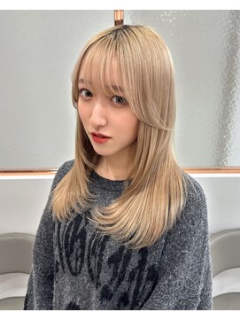 ロンドアヴァントゥス 池袋(Lond aventus) 韓国レイヤー/韓国風/ボブ/髪質改善/黒髪/ブリーチなし〔池袋〕