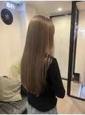 【uta】透明感たっぷりミルクティーカラー