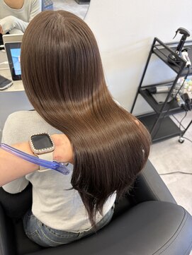 黒髪/クラゲヘアー/オリーブグレー/小顔/ココアベージュ/木更津